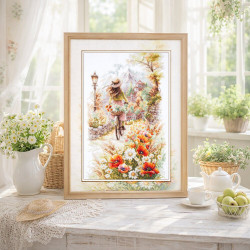 Cross stitch kit  To Be Happy 27 x 40 cm 70-57