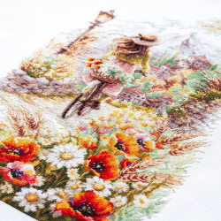 Cross stitch kit  To Be Happy 27 x 40 cm 70-57