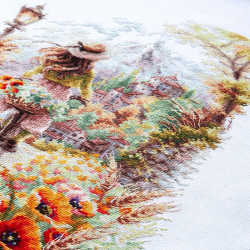 Cross stitch kit  To Be Happy 27 x 40 cm 70-57