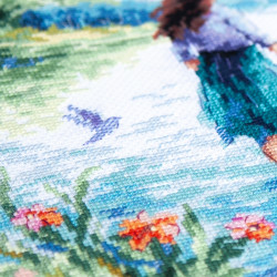 Cross stitch kit  With Mom! 24 x 26 cm 70-60