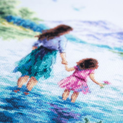 Cross stitch kit  With Mom! 24 x 26 cm 70-60
