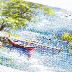 Cross stitch kit  A Day in Calm 37 x 19 cm 70-61