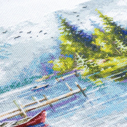 Cross stitch kit  A Day in Calm 37 x 19 cm 70-61