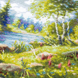Cross stitch kit  A Day in Calm 37 x 19 cm 70-61