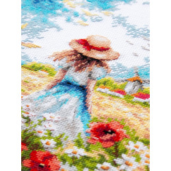 Cross stitch kit  Midsummer 19 x 26 cm 70-65