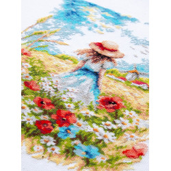 Cross stitch kit  Midsummer 19 x 26 cm 70-65