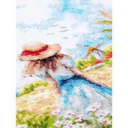 Cross stitch kit  Midsummer 19 x 26 cm 70-65