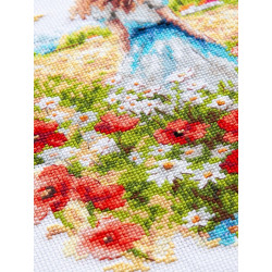 Cross stitch kit  Midsummer 19 x 26 cm 70-65