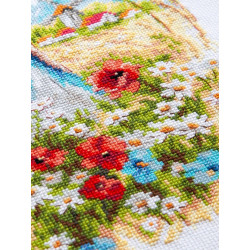 Cross stitch kit  Midsummer 19 x 26 cm 70-65