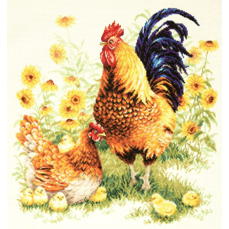 Cross stitch kit  Family 39 x 41 cm 64-09