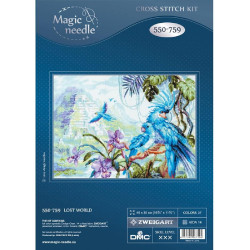 Cross stitch kit  Lost World 40 x 30 cm 550-759