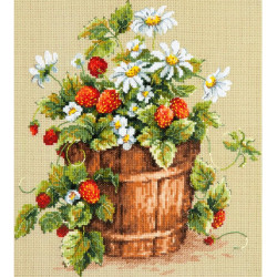 Cross stitch kit  Taste of summer 24 x 26 cm 55-12