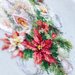 Cross stitch kit Christmas Candle 16 x 23 cm 540-231