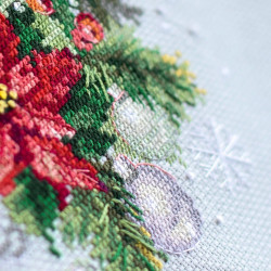 Cross stitch kit Christmas Candle 16 x 23 cm 540-231