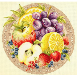 Cross stitch kit  Fruits 27 x 27 cm 54-02 MN-54-02