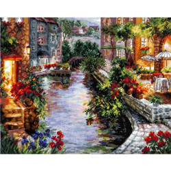 Cross stitch kit  Evening in Venice 40 x 32 cm 46-02