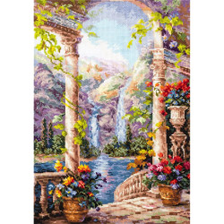 Cross stitch kit  Fantastic View 27 x 40 cm 44-21