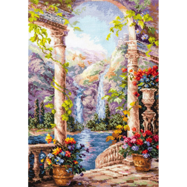 Cross stitch kit  Fantastic View 27 x 40 cm 44-21