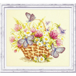 Cross stitch kit  Summer Sentiment 20 x 17 cm 40-80 MN-40-80