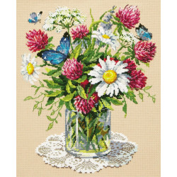 Cross stitch kit  Bouquet 25 x 31 cm 40-77