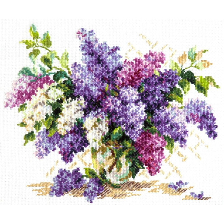 Cross stitch kit  Lilac 28 x 23 cm 40-68