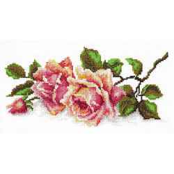 Cross stitch kit  The scent of roses 25 x 12 cm 40-48