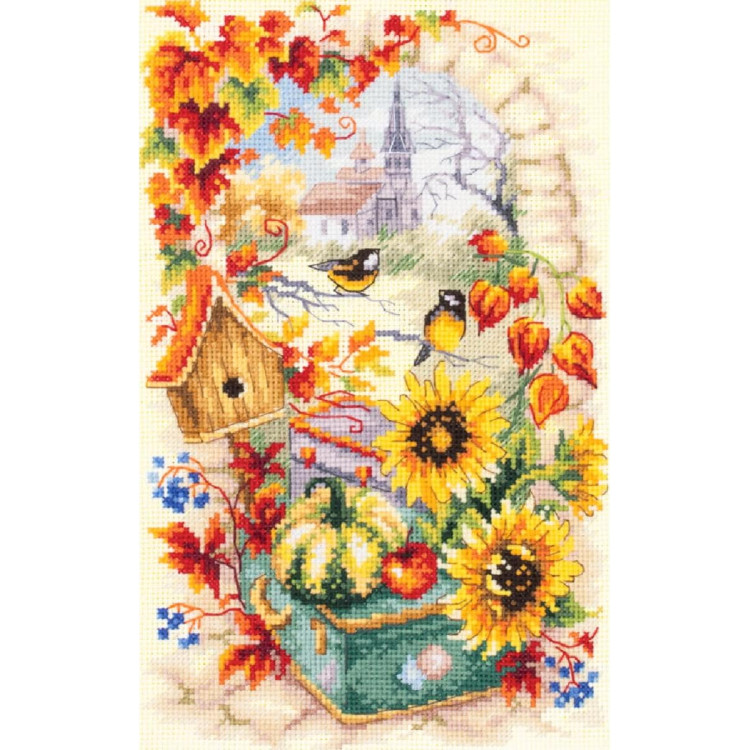 Cross stitch kit  Autumn Story 17 x 27 cm 250-734 MN-250-734