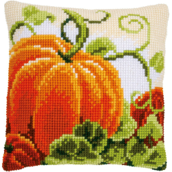 Cross stitch cushion kit Pumpkins 40x40 cm PN/0147534
