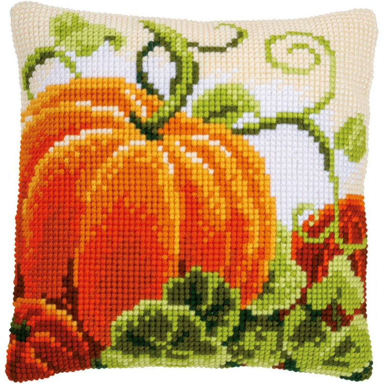 Cross stitch cushion kit Pumpkins 40x40 cm PN/0147534
