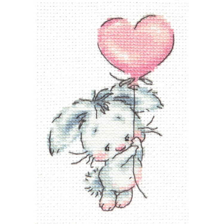 Cross stitch kit  Fly away 8 x 11 cm 19-12 MN-19-12
