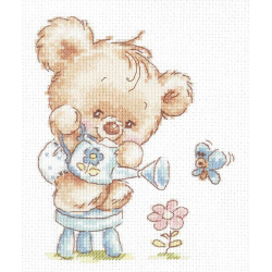 Cross stitch kit  My flower 12 x 14 cm 17-17