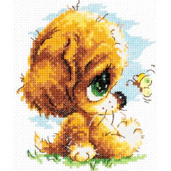 Cross stitch kit Cute 12 x 14 cm 16-14