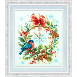 Cross stitch kit  Christmas Time 17 x 22 cm 100-243