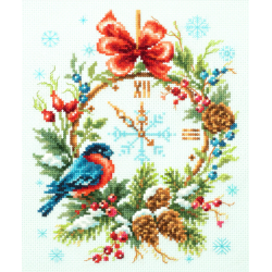 Cross stitch kit  Christmas Time 17 x 22 cm 100-243