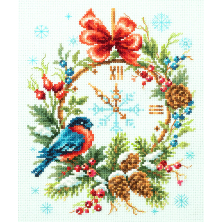 Cross stitch kit  Christmas Time 17 x 22 cm 100-243