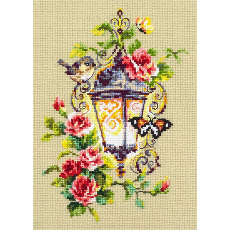 Cross stitch kit  Light of Inspirations 17 x 23 cm 100-042