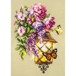 Cross stitch kit  Light of Hope 17 x 23 cm 100-041