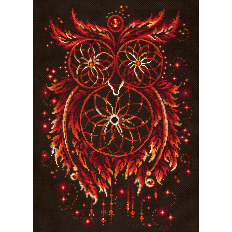 Cross stitch kit  Flames of Soul 29 x 40 cm 88-11