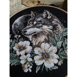 Cross stitch kit "Guardian of the Night" 18,5 х 18 cm SANH-07