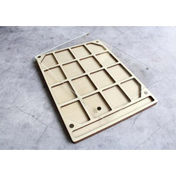 Organiser for beads "Straight 2" (with lid) OR-186