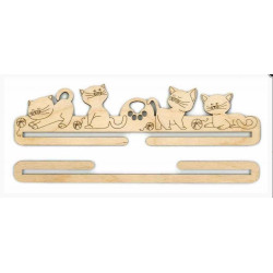 Hanger for embroidery "Cats" OR-004