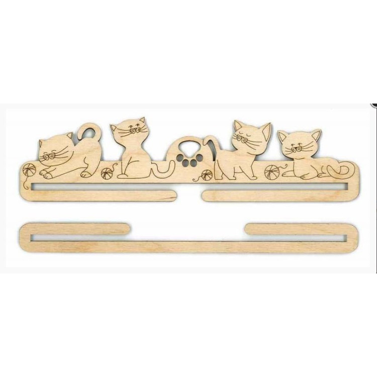 Hanger for embroidery "Cats" OR-004