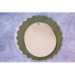 Sale Frame green circle small OR-257