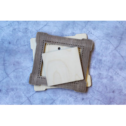 Frame gray-blue square small OR-264