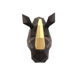 WIZARDI 3D модель носорог черный бондарь PP-1NSR-2CG