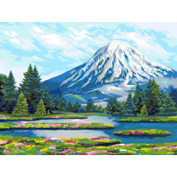 Painting by numbers kit. A133 Kamchatka Land 40*50