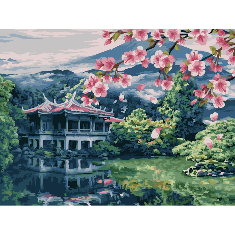 (Discontinued) Painting by numbers kit. A137 Oriental expanses 40*50