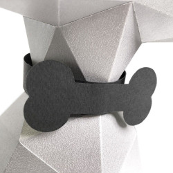 Wizardi 3D Papercraft Kit Yorkshire Terrier PP-2YOR-SLV