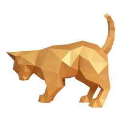 WIZARDI 3D paper craft models Ginger cat PP-2KOT-GIN