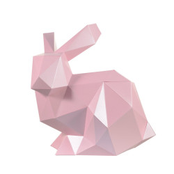 Набор для сборки бумаги Wizardi 3D Кролик PP-2KRN-PIN